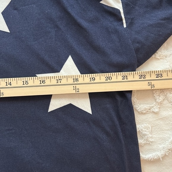 NWOT Kenzie two piece pajama set, dark blue with white stars, women’s size M. - Picture 8 of 10